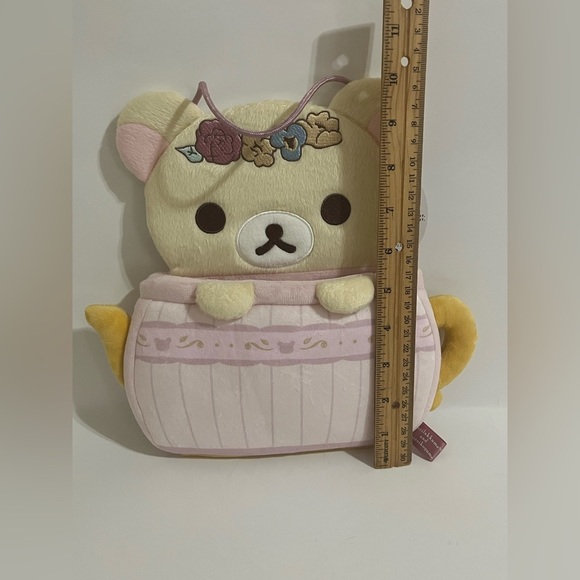 Korilakkuma Chairoikoguma Plush Wall Hanging with Pocket - Picture 7 of 9